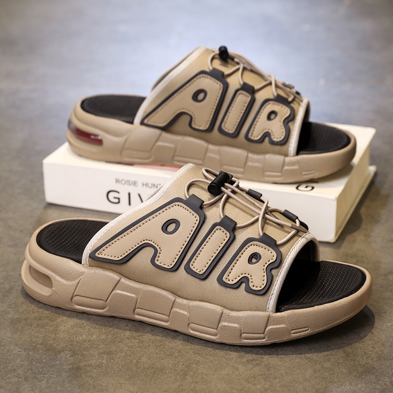 2026 Summer Men's Fashion Slip-On Slides Air Cushion Single Strap Sandals