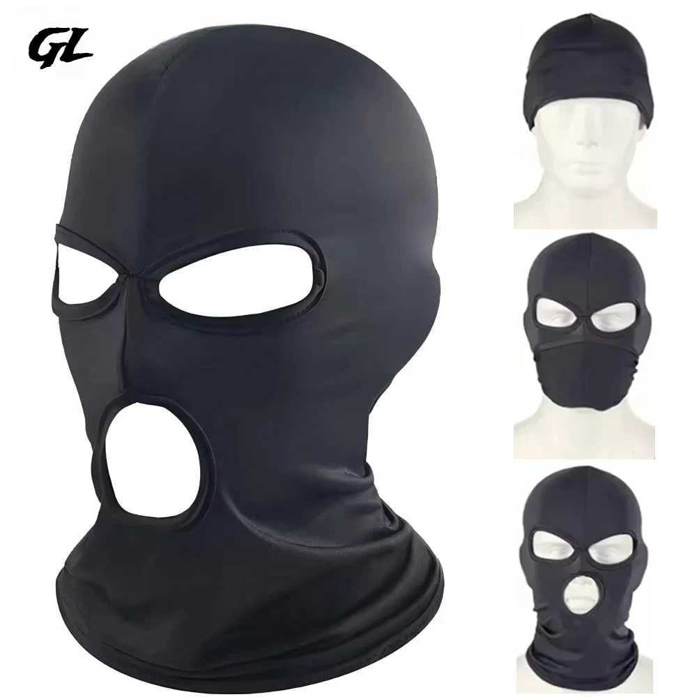 Balaclava 3 Hole Full Face Mask Ski Mask for Men Women Breathable Motorcycle Cycling Riding Sports Balaclava UV Protection Mask M260320