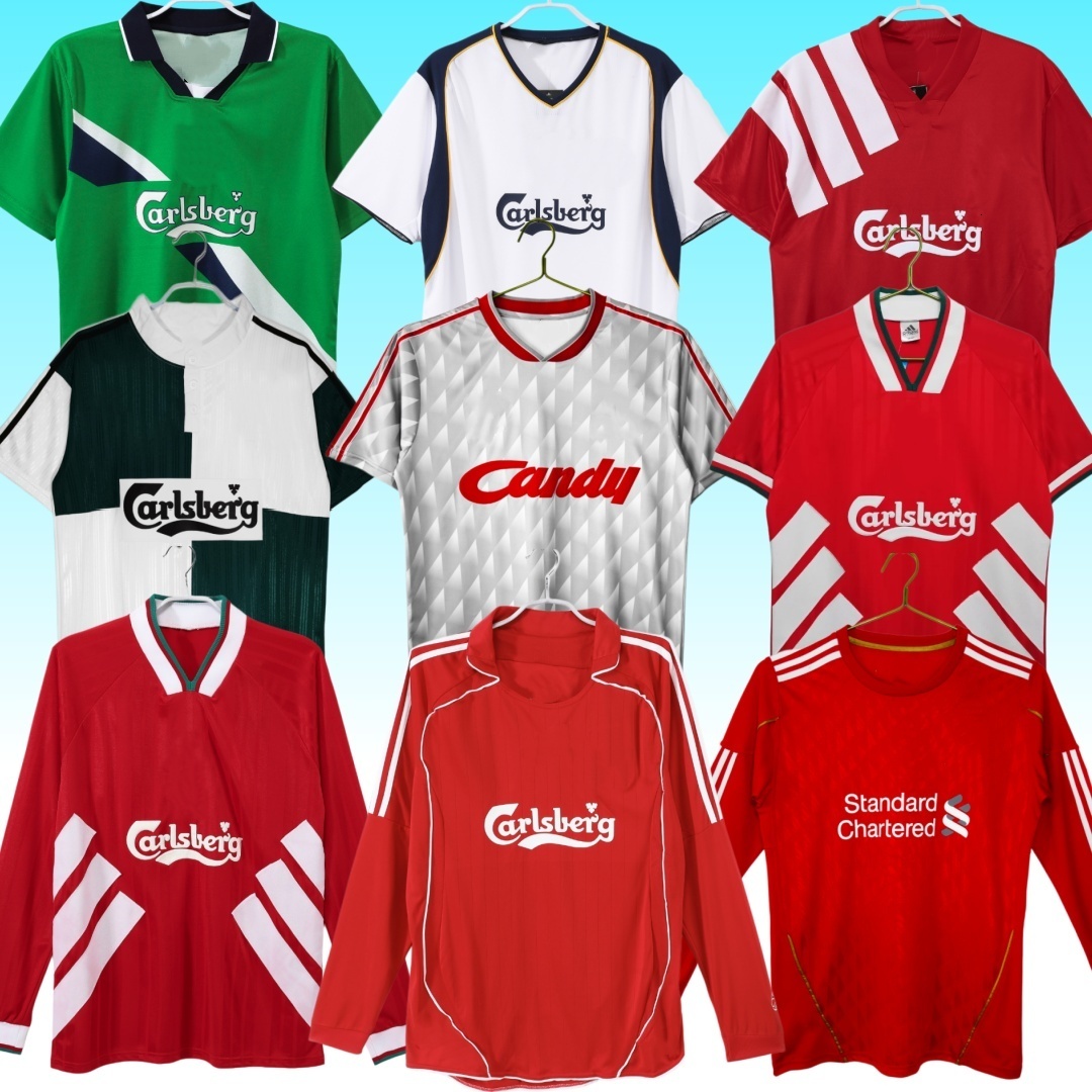 liverpool Retro soccer jersey Gerrard FOWLER DALGLISH 00 01 02 04 05 06 07 08 10 11 14 15 18 19 20 76 77 80 81 84 85 86 87 89 91 92 93 94 95 96 97 98 99 men kids