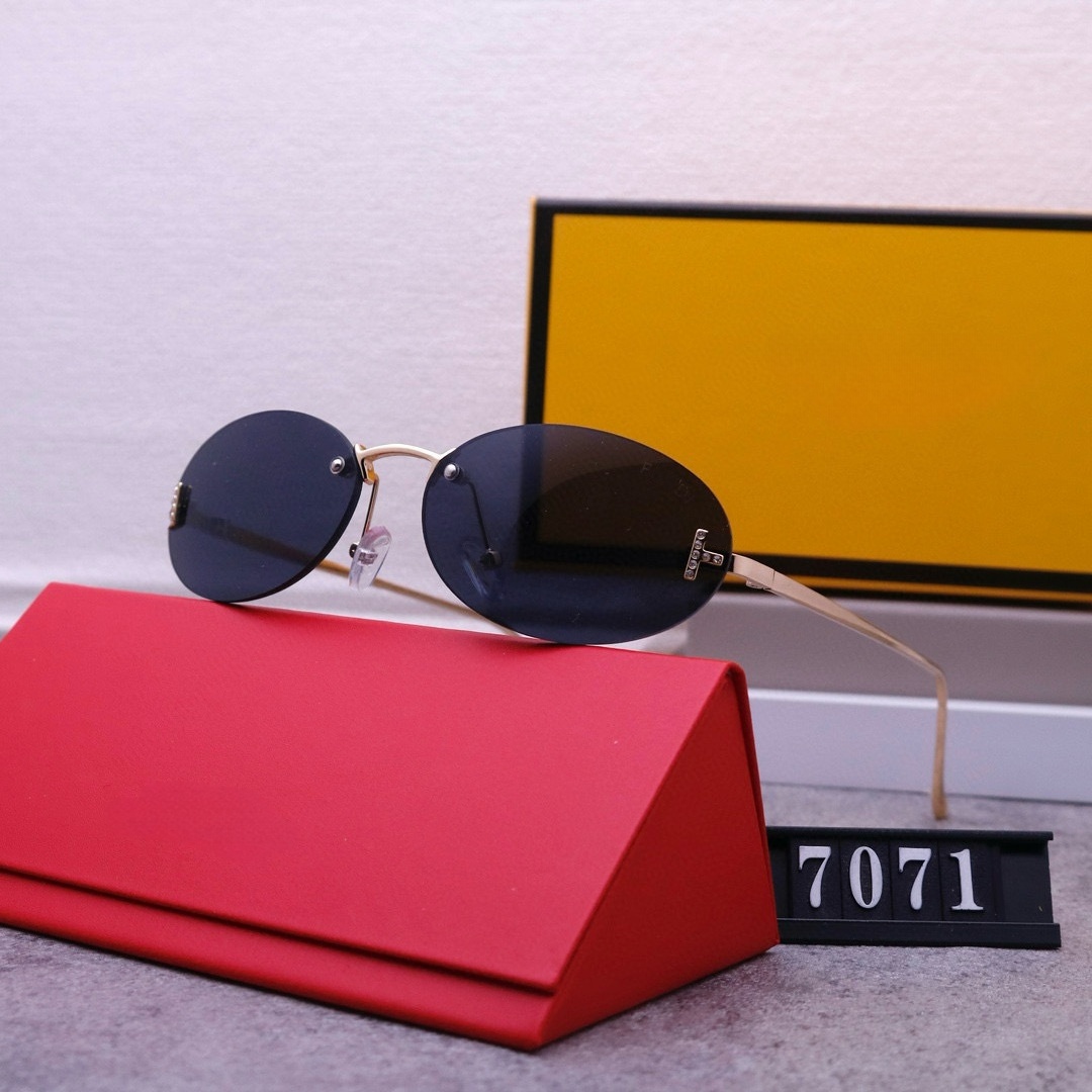 sunglasses for women F sunglasses Designer Sunglasses Men sunglases designer women Classic Metal frameless Glasses Composite Metal Rimless Optical Sunglasses