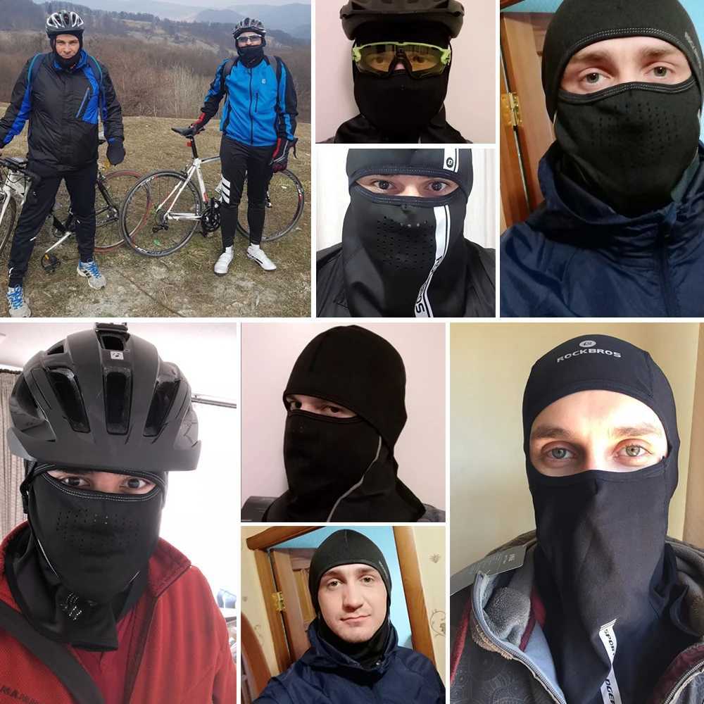 ROCKBROS Winter Ski Face Scarf Face Mask Cycling skiing running sport Training Balaclava Winderproof Bicycle Accessory M260320