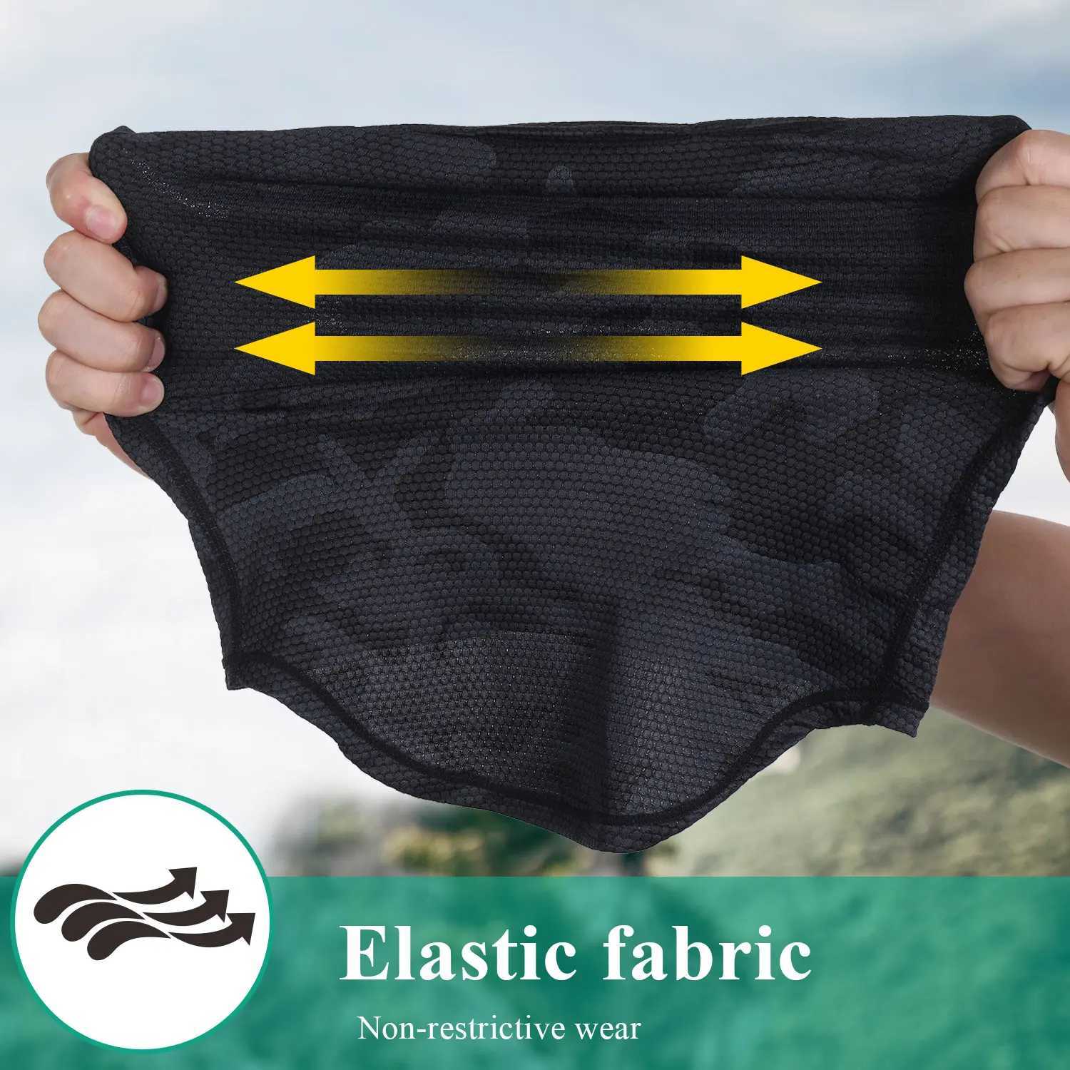 Cycling Bandana Scarf Hanging Ear Camo Tactical Breathable Face Mask Sport Hiking Bicycle Camping Riding Outdoor Ski Neck Cover M260320