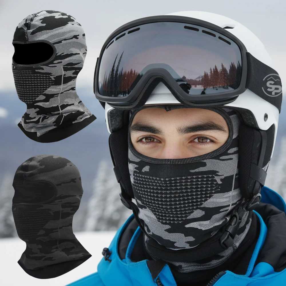 Autumn Winter Warm Balaclava Hat Unisex Elasticity Breathable Full Face Cycling Mask Outdoor Sports Running Skiing Mask Scarf M260320