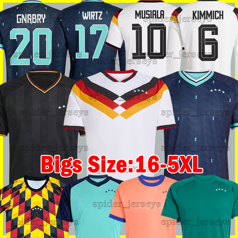 4XL 5XL 2026 GermanyS Soccer Jerseys KIMMICH MULLER 26 27 HAVERTZ FULLKRUG SANE WIRTZ Player Verison Women BAUMANN SCHULLER Long Sleeves Football Shirts Kids Kits
