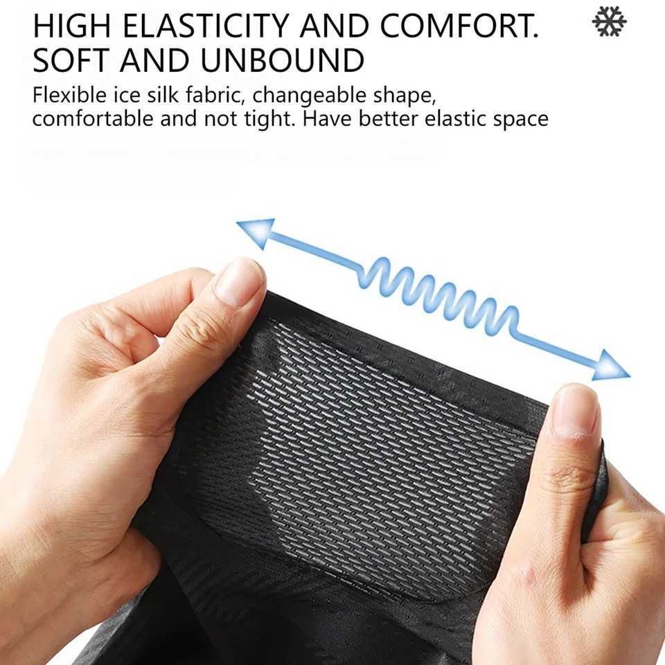 Ice Silk Sunproof Neck Gaiter Long Neck Windproof Breathable Cycling Ear-Hanging Mask UV Protection Seamless Face Cover Unisex M260320