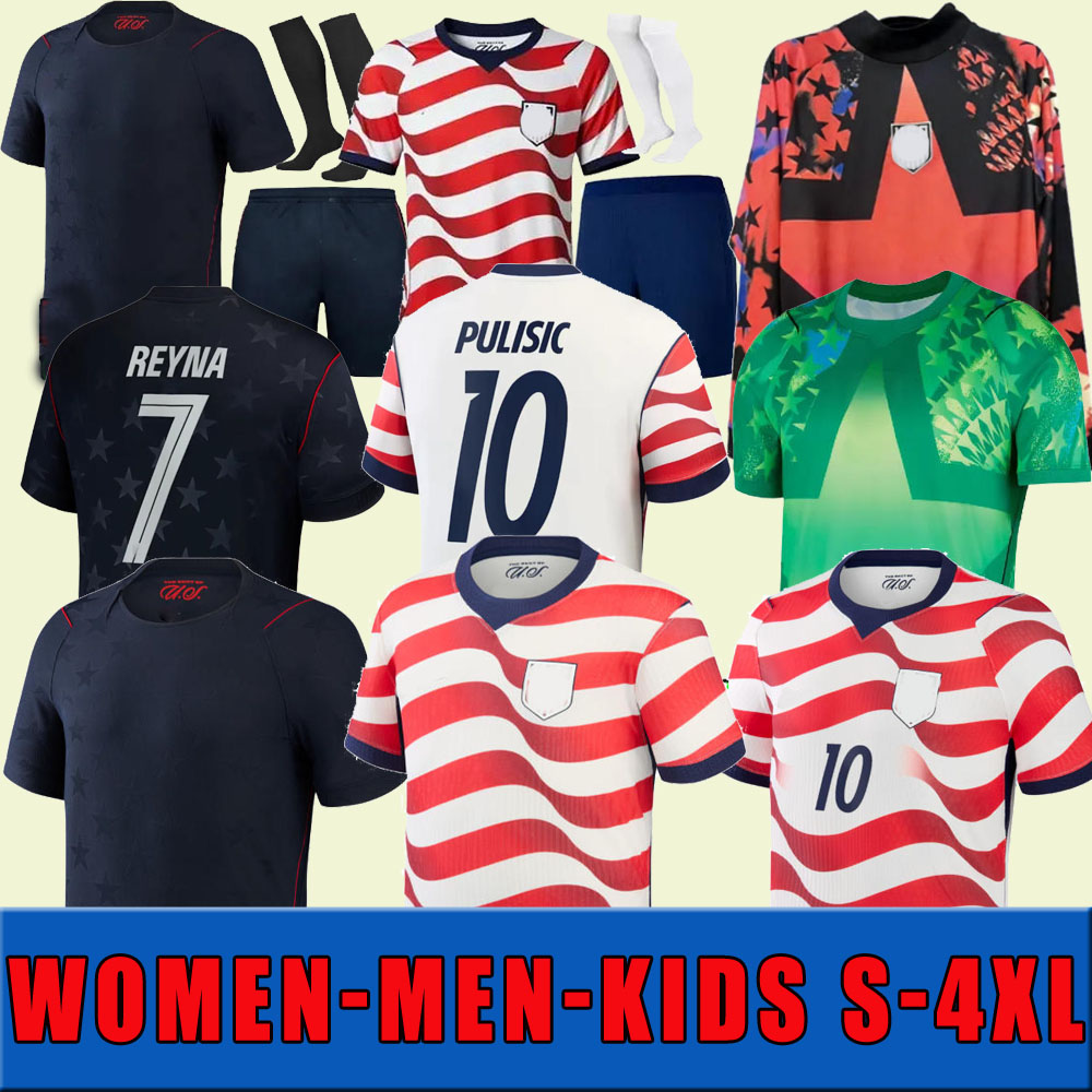2026 2027 S-4XL PULISIC MCKENNIE Football USMNT Jersey ERTZ ALTIDORE PRESS WOOD MORGAN LLOYD 2025 2026 America Football Shirt Etats-Unis Camisetas USA women