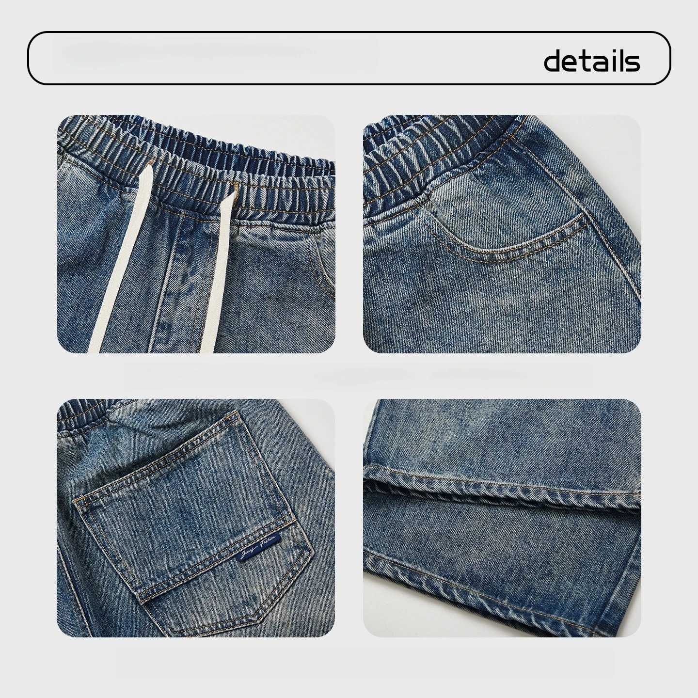 Mens Loose Wide Leg Jeans 2026 Spring Summer Cotton Denim Pants Casual Straight Baggy High Street Trousers Streetwear Male D260320