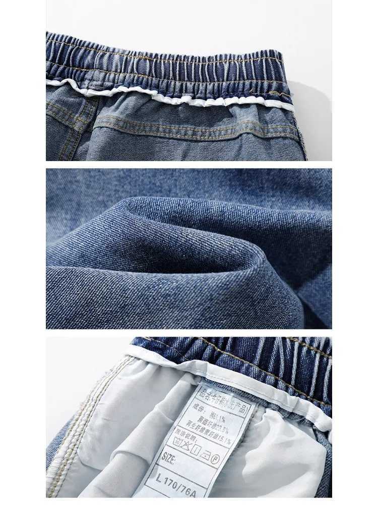 Mens American Style Loose Straight Leg Jeans Vintage Spring Summer New Arrival Drapey Trendy Wide Leg Long Pants D260320