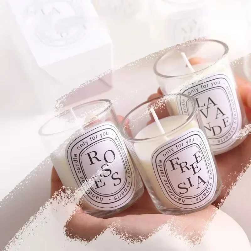 Transparent Romantic Scented Candle Light Fragrance Gift Aromatic Candles Guest Candles Wedding Candles Candle H260319