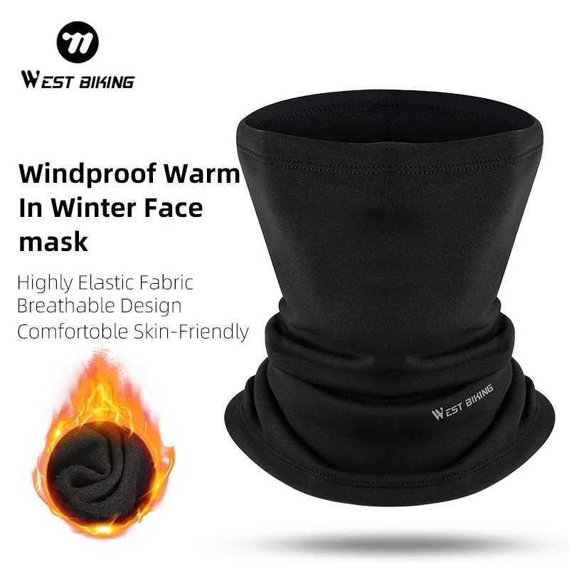 WEST BIKING Bicycle Face Mask Neck Gaiter With band Winter Outdoor Sports Neck Warm Scarf Half Face Mask Cycling Equipment M260320
