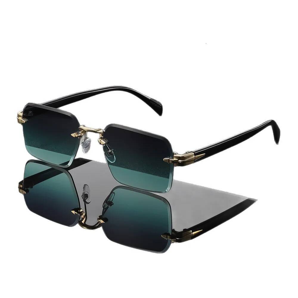 Free Shipping 2026 New Fashionable Personalized Borderless Women's Sunglasses Outdoor Ultra Light Neutral Metal Hinge Sunscreen Glasses