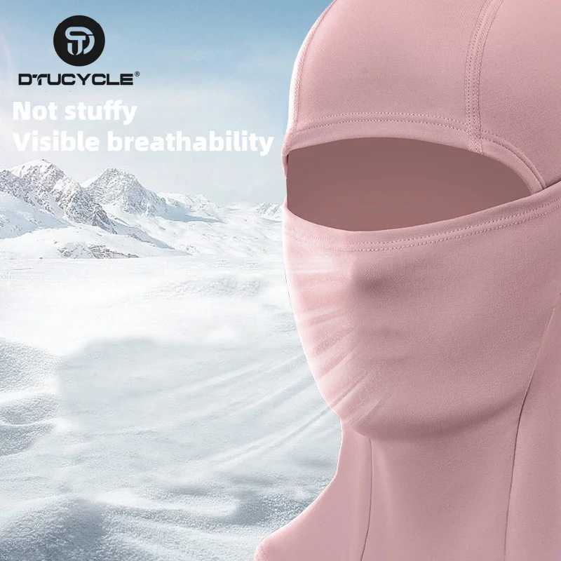 Winter Warm Hood with Fleece-Lined Neck Warmer Thermal Cycling Mask Ski Face Protection Cycling Mask for Men and Women M260320