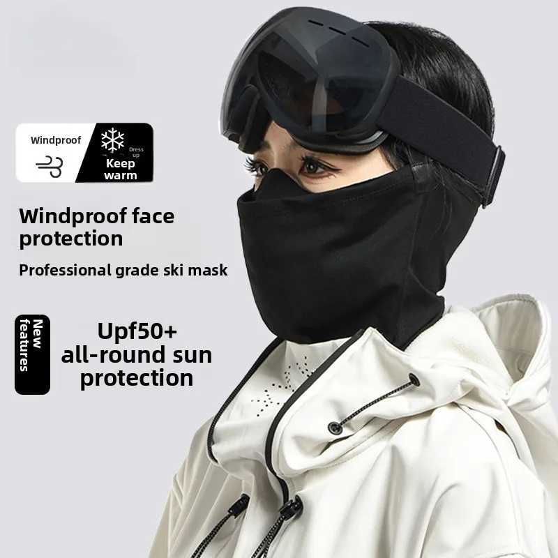 3D Contour Ski Mask 1Pc - Fleece Lined Windproof Warm UV Protection Skin-Friendly for Winter Sports Outdoor Activities M260320