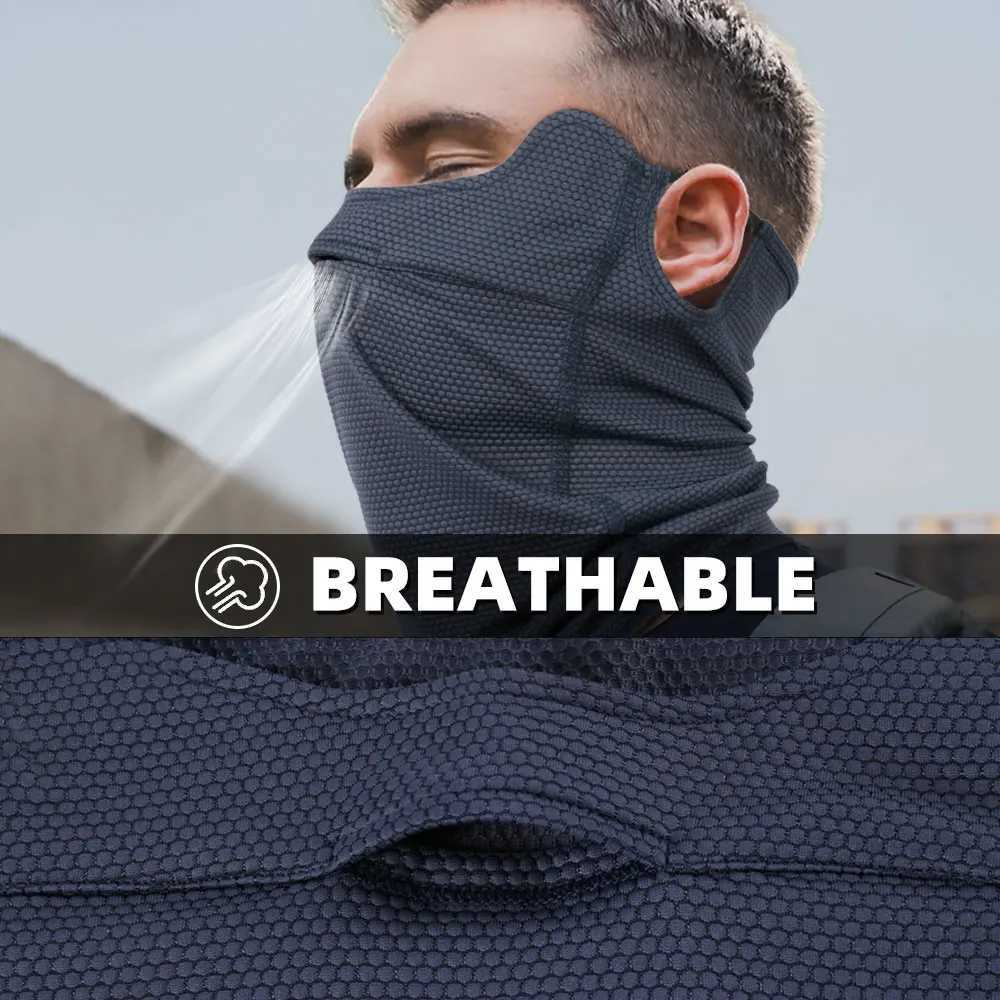 Quick-drying Bandana Tube Scarf Summer Cool Sun Protection Face Mask Neck Gaiter Cover for Sports Cycling Hiking Camping Running M260320