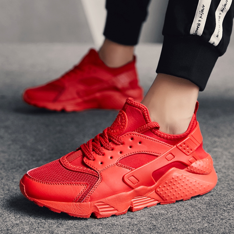 Korean Style Couple Jogging Shoes Mesh Casual Athletic Sneakers