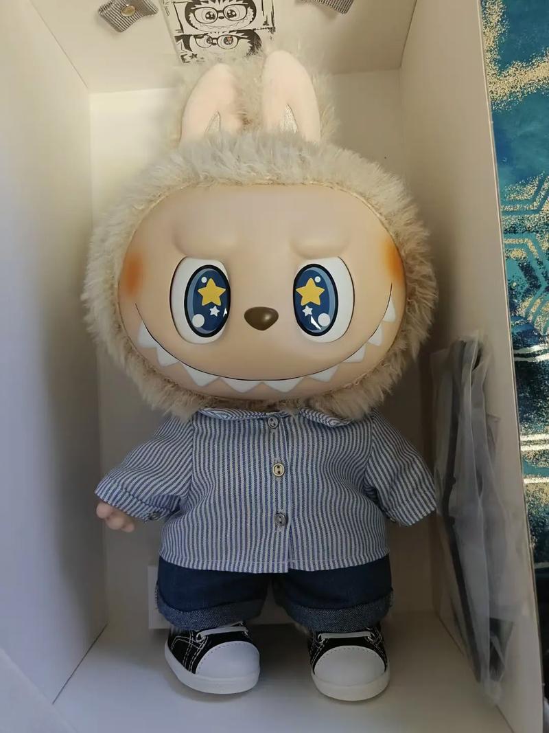 40cm LABUBU the MONSTERS FLIP WITH ME Vinyl Plush Doll Cutie Lovely Collectible Blind Box QIAOWANTONG