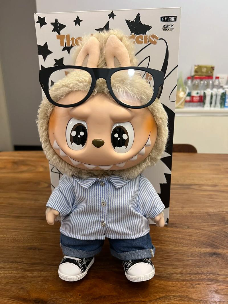 40cm LABUBU the MONSTERS FLIP WITH ME Vinyl Plush Doll Cutie Lovely Collectible Blind Box QIAOWANTONG