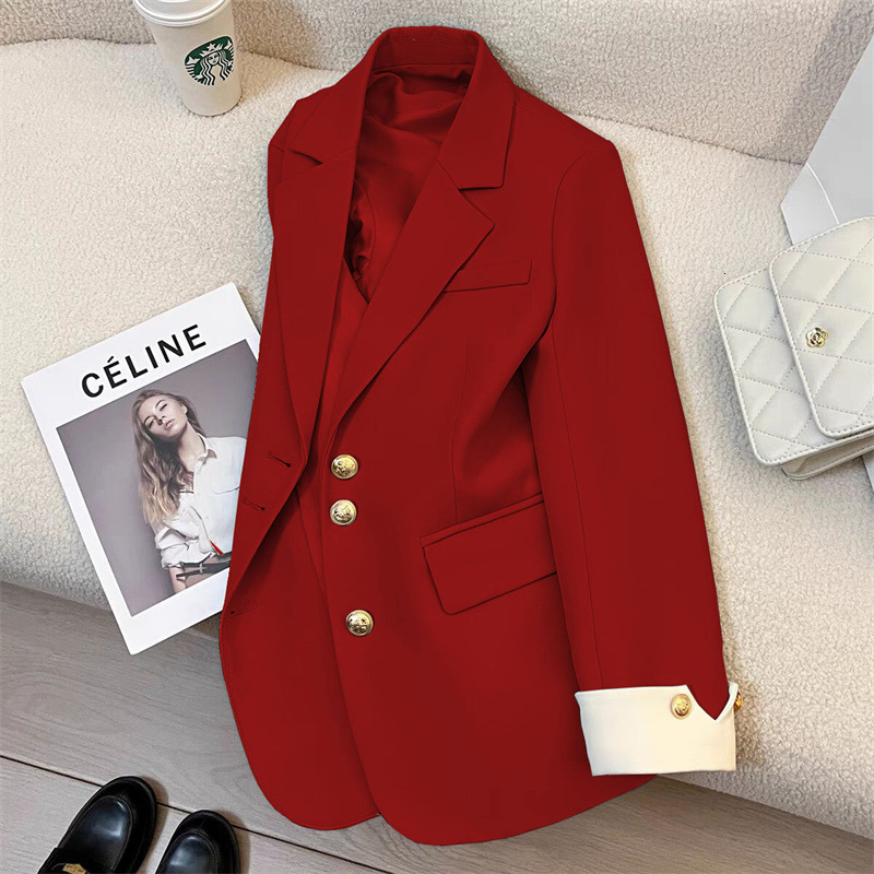 Luxury Brand Designer Clothes White Blazer For Women 2026 Spring New Casual Elegant Socialite High-End Trendy Jacket This Year's Popular Suit