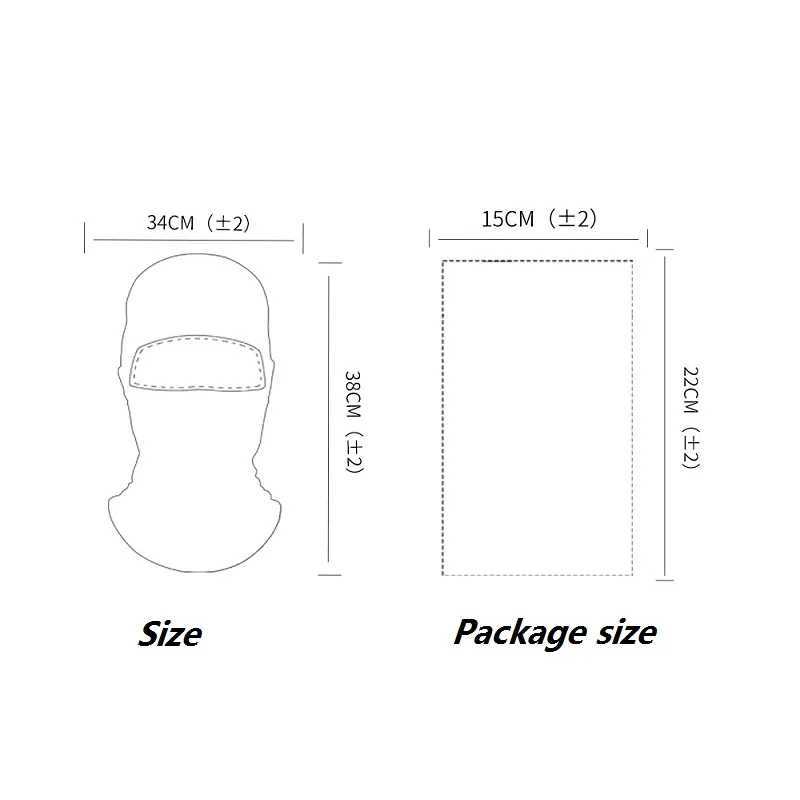 Hot Selling Summer Fashion Face Cover Balaclava Windproof Breathable Full Face Balaclava For Motorcycle Ski M260320