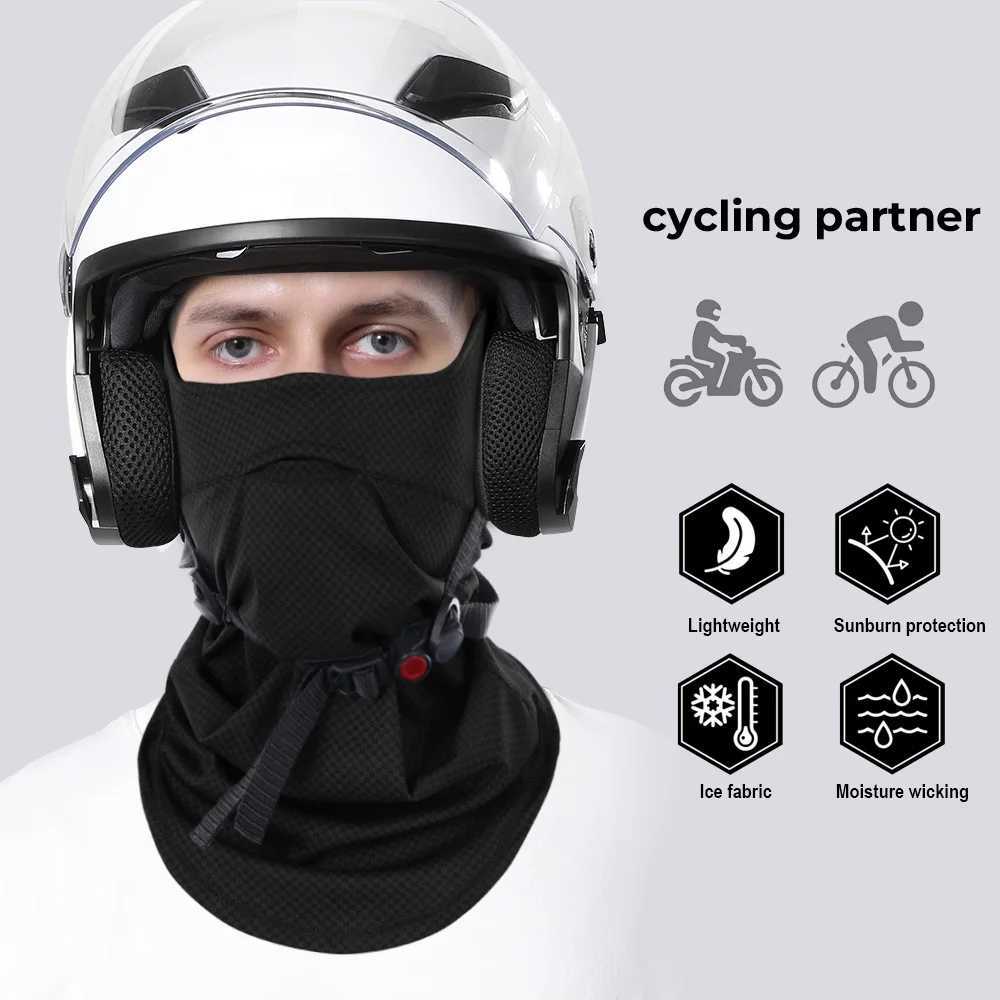 Summer Bandana Tube Scarf Quick-drying Cooling Cycling Face Mask Outdoor Sport Hiking Camping Running Bike Neck Gaiter Cover Men M260320