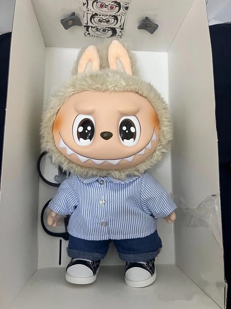 40cm LABUBU the MONSTERS FLIP WITH ME Vinyl Plush Doll Cutie Lovely Collectible Blind Box QIAOWANTONG
