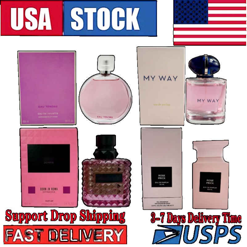 Women Parfum Long Lasting Smell fragrance Women EDP Cologne Fragrance Spray perfume for Lady US shipping within 3-7 days sign for receipt