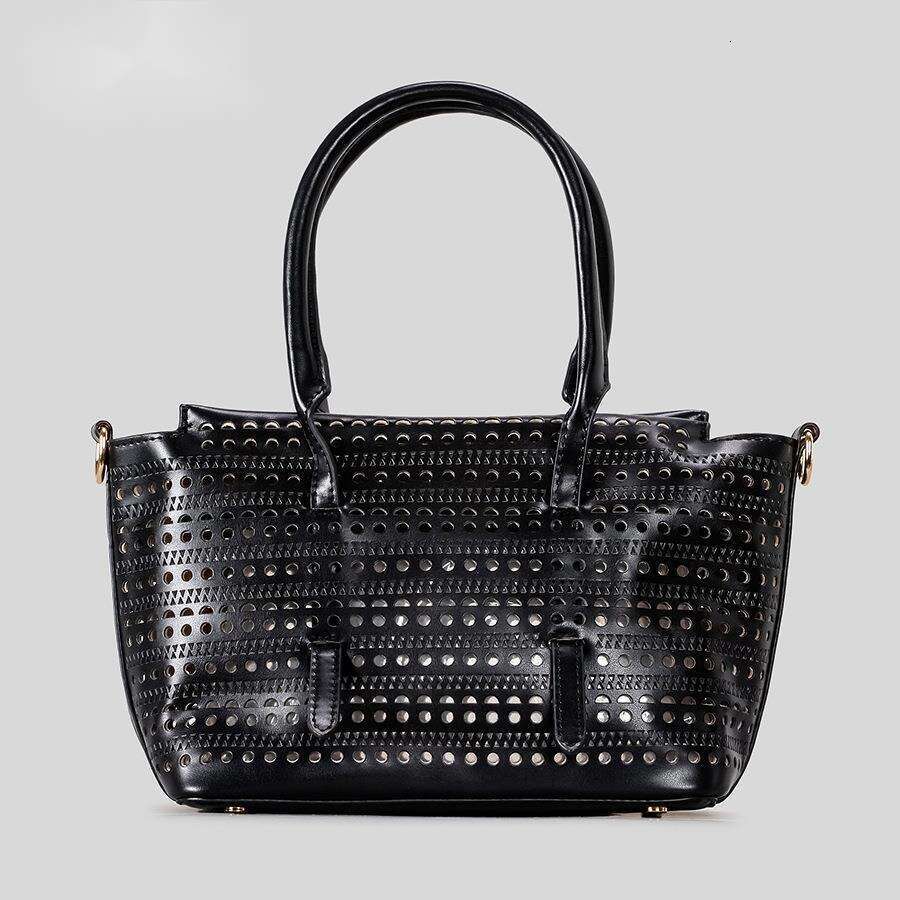 Large Capacity Hollow Woven Tote Niche Casual Handbag Vacation Basket Mother Beach Bag