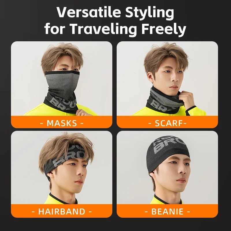 ROCKBROS Autumn Winter Face Mask High Elasticity Windproof Keep Warm Scarf Outdoor Sports Jogging Hiking Cycling wear M260320