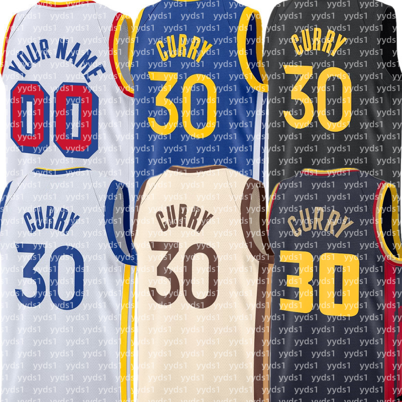 Warriors Basketball Jersey Stephen Curry 10 Jimmy Butler III De'Anthony Melton Moses Moody Seth Curry Al Horford Will Richard LJ Cryer Gui Santos Gary Payton II