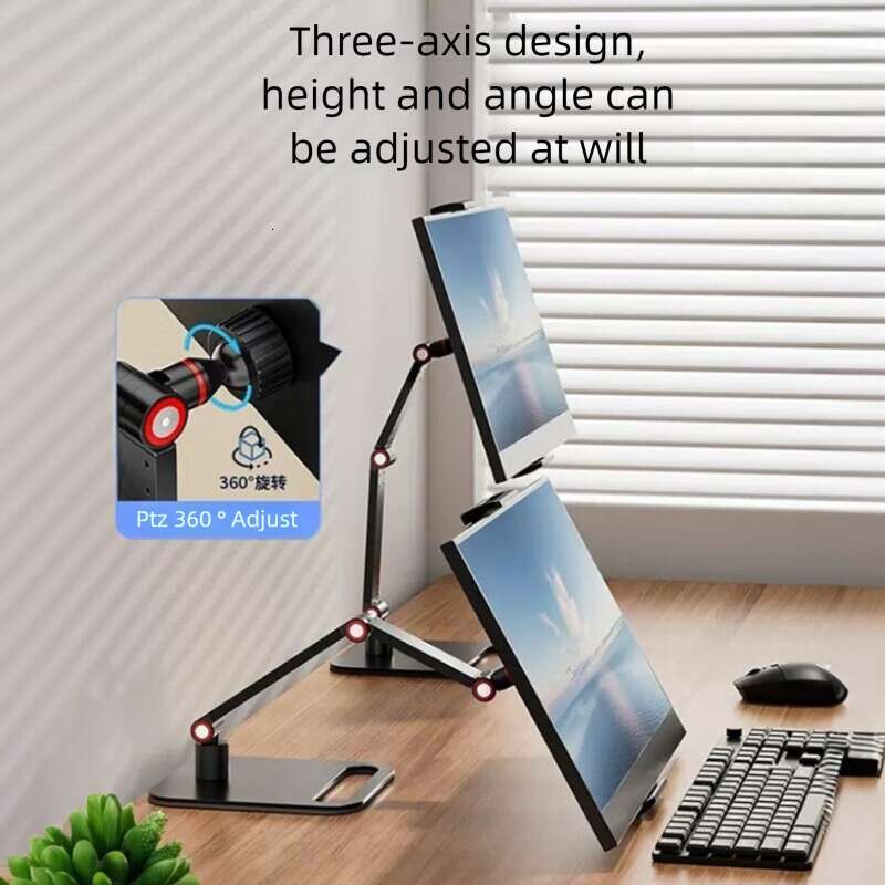 Famous Brand Universal Portable Monitor Stand Desktop Phone Tablet Holder Live Broadcast Shooting Adjustable Foldable Bracket CKS