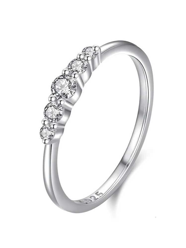 925 Sterling Silver Full Zircon Simplicity Fashion Gorgeous Ring For Women Engagement Wedding Luxury High Quality Fine Jewelry H260320 - view 6