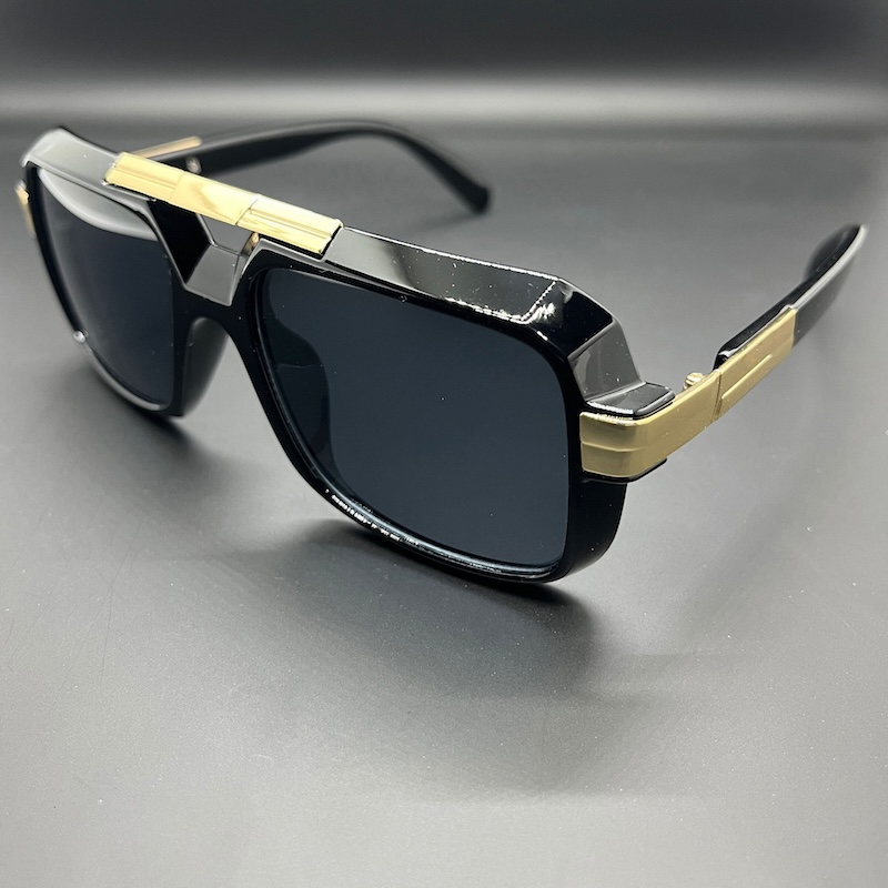 MOD121 Brand Design Oversized Square Sunglasses Men UV Protection Beach Holiday Party Trendy Shades Big Steampunk One Piece Cool Retro IVSTA Fashion A