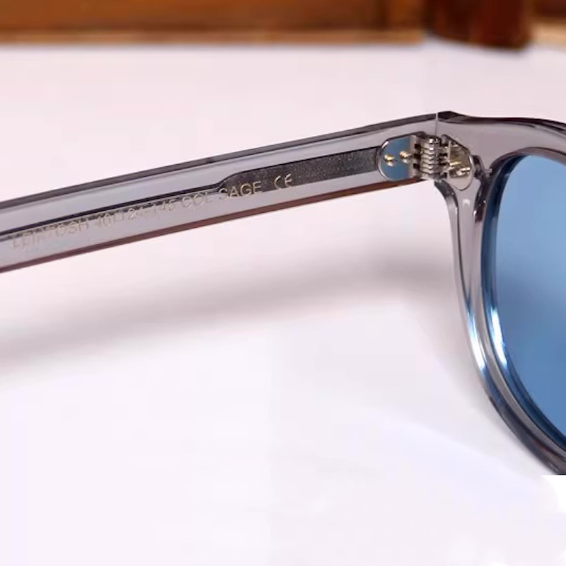 Lemtosh Original NYC Est.1915 Polarized Sunglasses Men Johnny Depp Style Glasses Retro Round Handmade Acetate Frame UV400 Luxury Brand IVSTA Fashion A