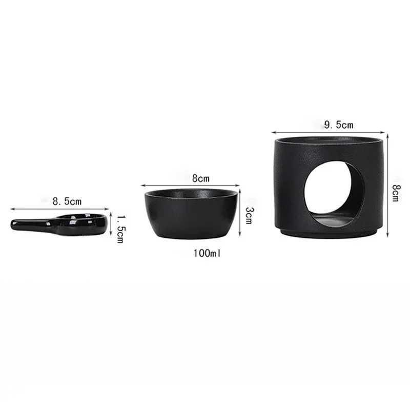 3 in 1 Tranquilize Essential Oil Furnace Burner Spa Yoga Candel Heating Censer with The Candle Tray for Home Decor Ornaments H260319