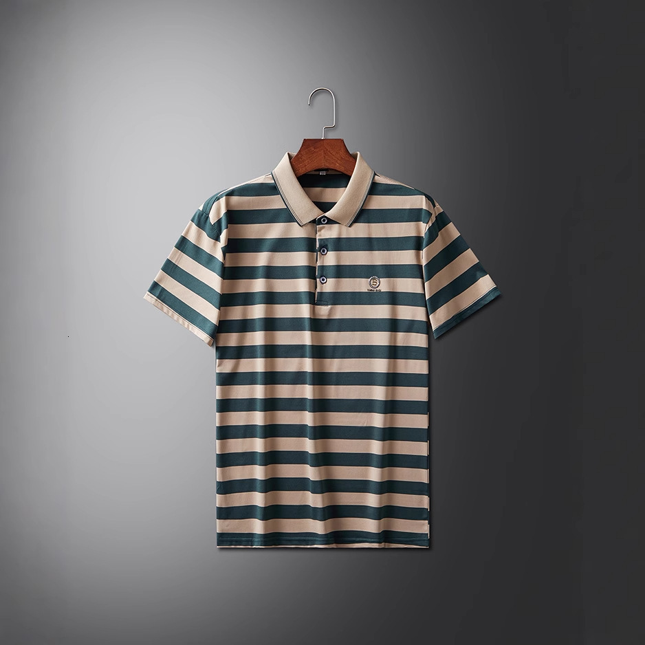 Summer Pure Cotton Men's Short-sleeve Polo New Summer Style Designer Hoodie Loose Fit Collared Half-sleeve Designer T-shirt Shirt For Middle-aged