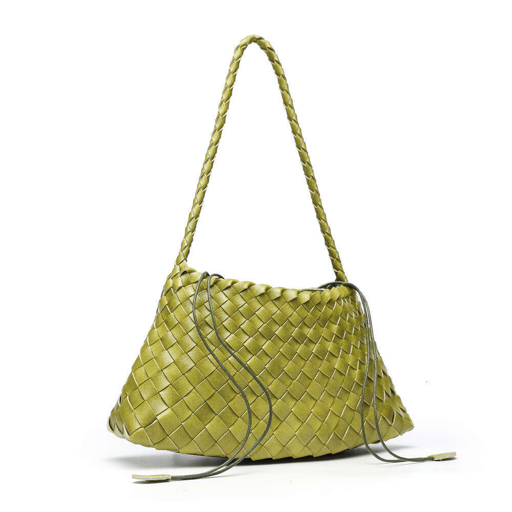 Cross-border popular handmade woven bag, fashionable retro handbag, versatile shoulder bag with matching pouch