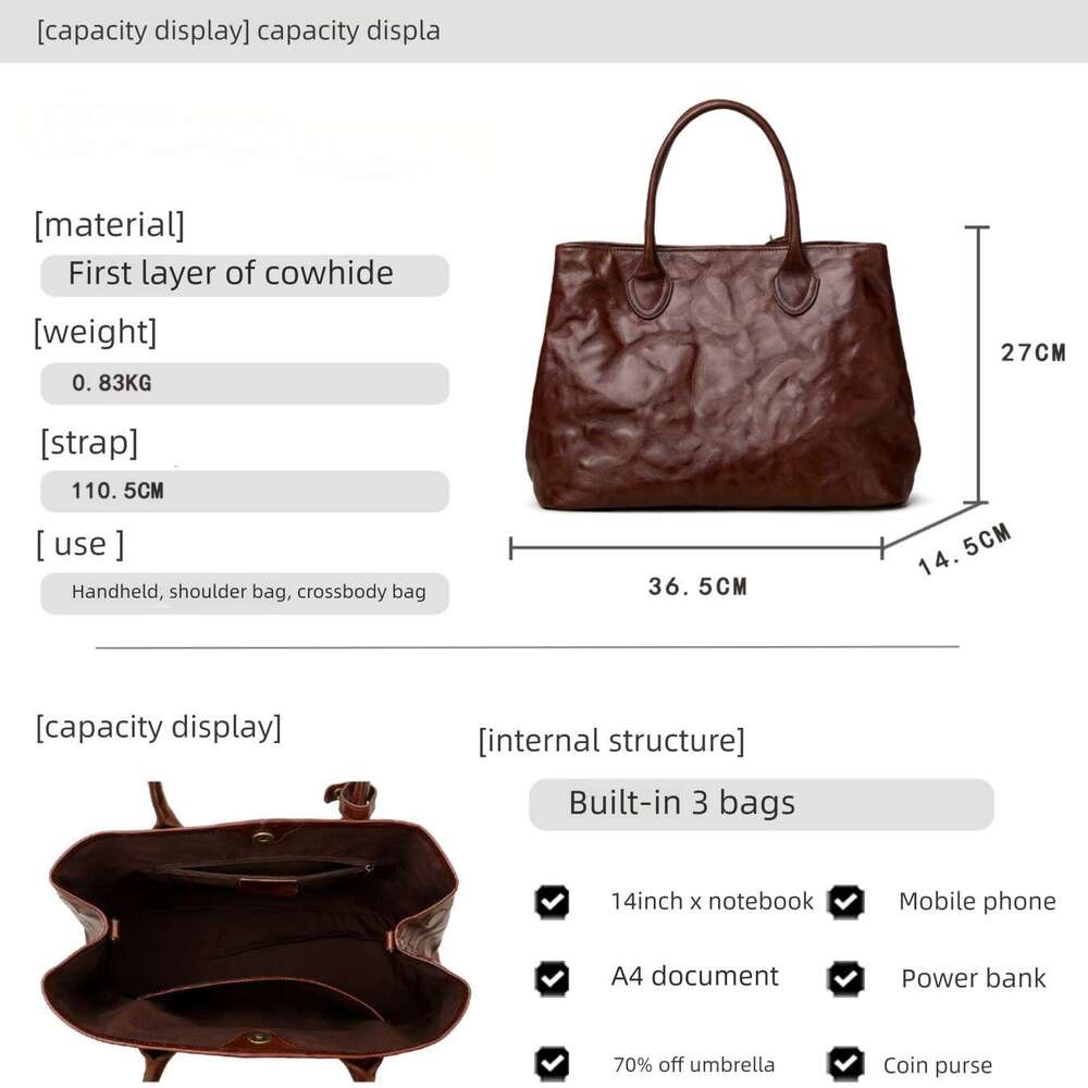 New Luxury Textured Genuine Leather Women Handbag, Fashion Tote Hobo Shoulder Crossbody Elegant Lady Daily Commute Bag, Factory Wholesale SENYY