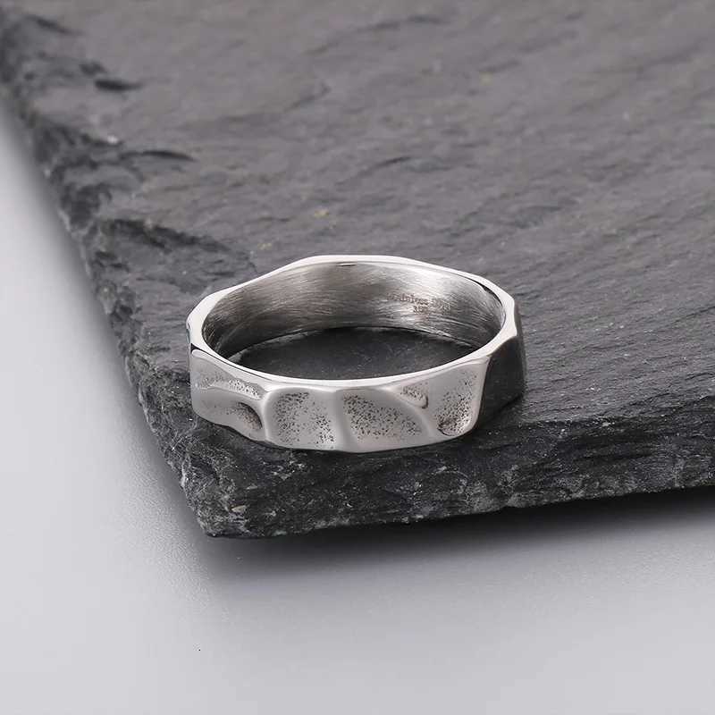 Simple Fashion Thin Stainless Steel Rings For Women Men Geometric Punk Finger Decoration Wedding Party Jewelry Christmas Gifts H260320 - view 7