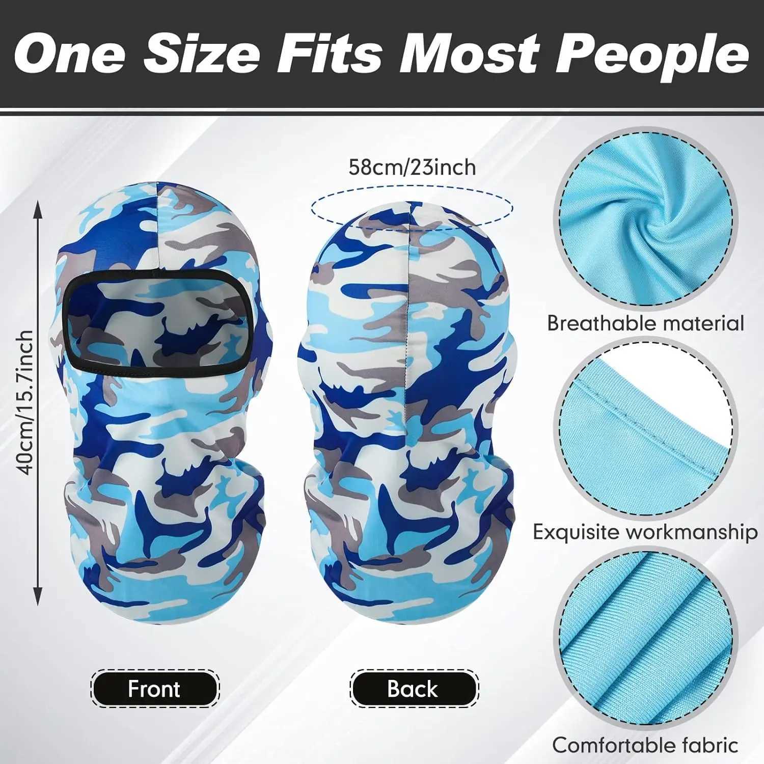 Balaclava For Women Cycling s Winter Ski Mask Helmet Liner Full Face Hat Warmer For Men Gorras Hombre UV Resistance M260320