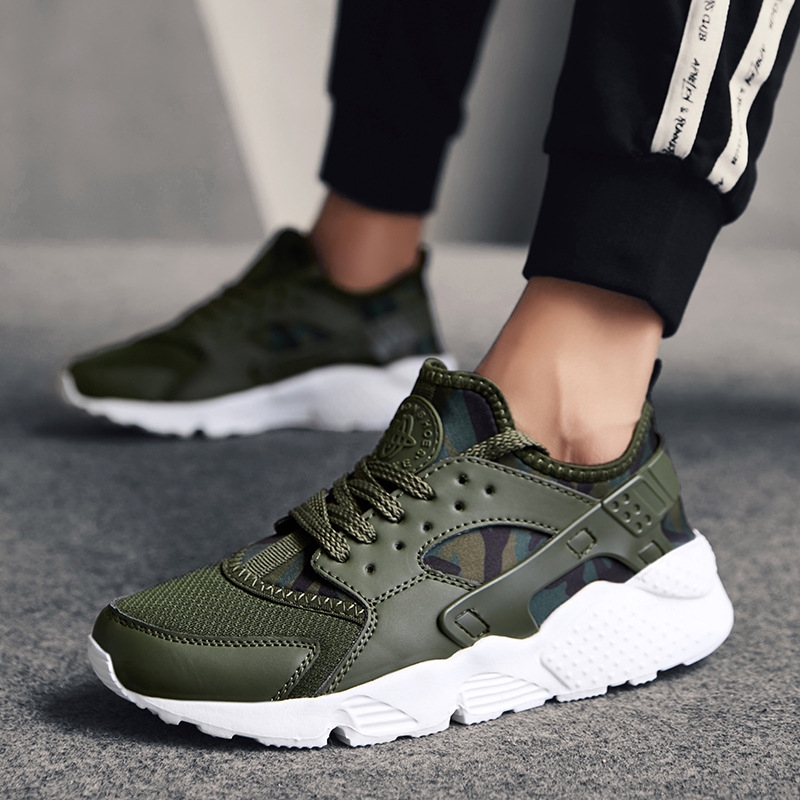 Korean Style Couple Jogging Shoes Mesh Casual Athletic Sneakers