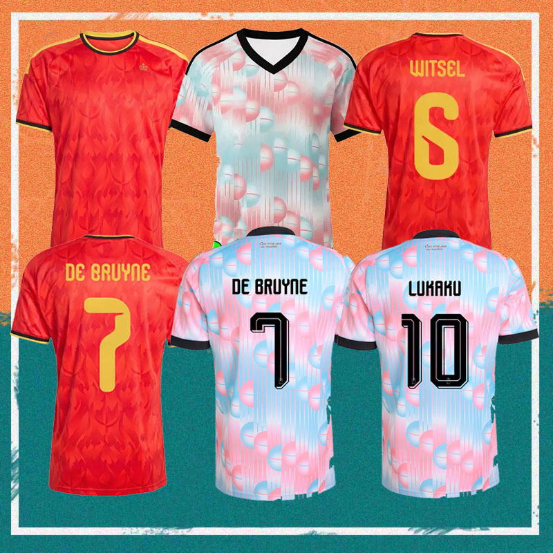 2026 Belgium Soccer Jersey 26/27 DE BRUYNE TIELEMANS LUKAKU OPENDA football Shirt DE CUYPER DOKU LUKEBAKIO MEUNIER BATSHUAYI kids kit uniform
