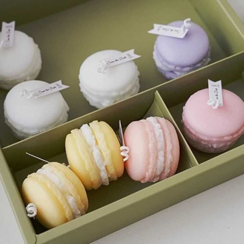 2025 Cute Macaron Creative Styling Aromatherapy Candles Home Fragrance Collection Decoration Ornaments Christmas Birthday Gifts H260319