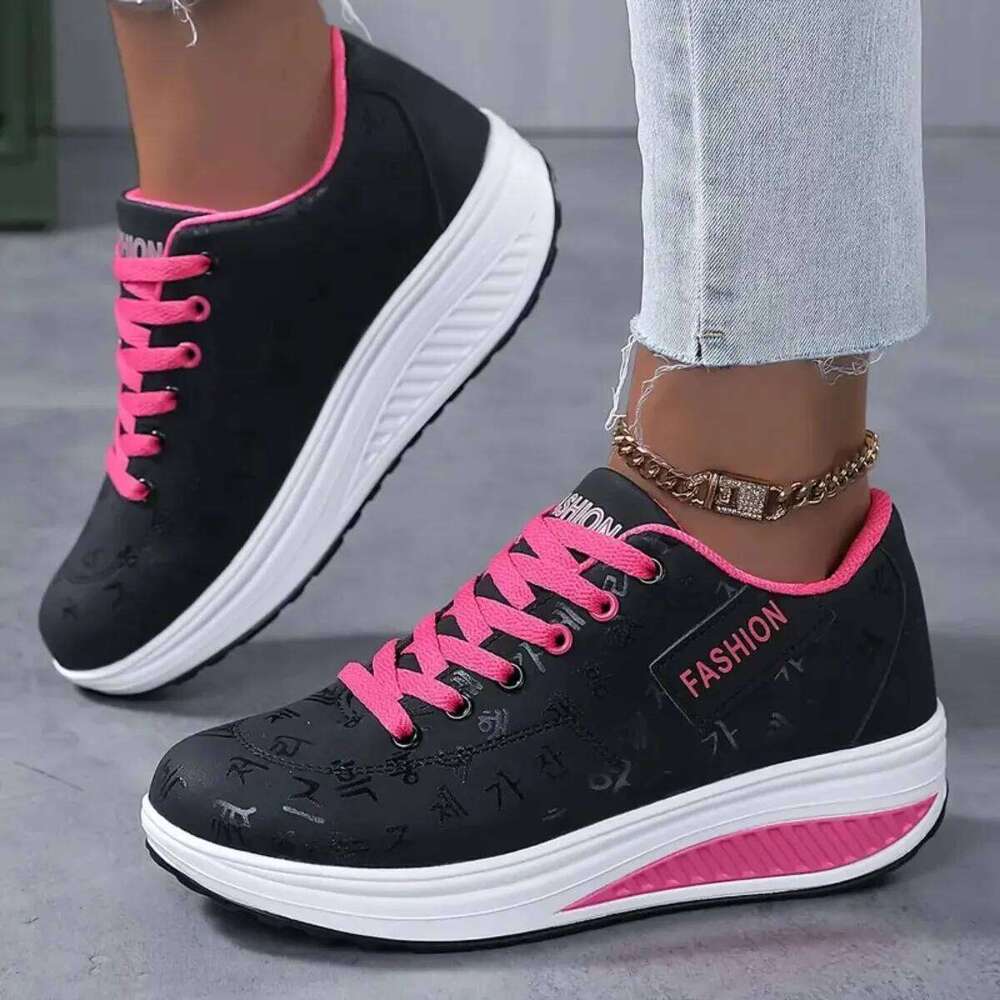 Woman's Casual Leather Swing Shoes Ladies Moccasins Breathable Women Platform Sneakers Zapatos Mujer 26Y0320