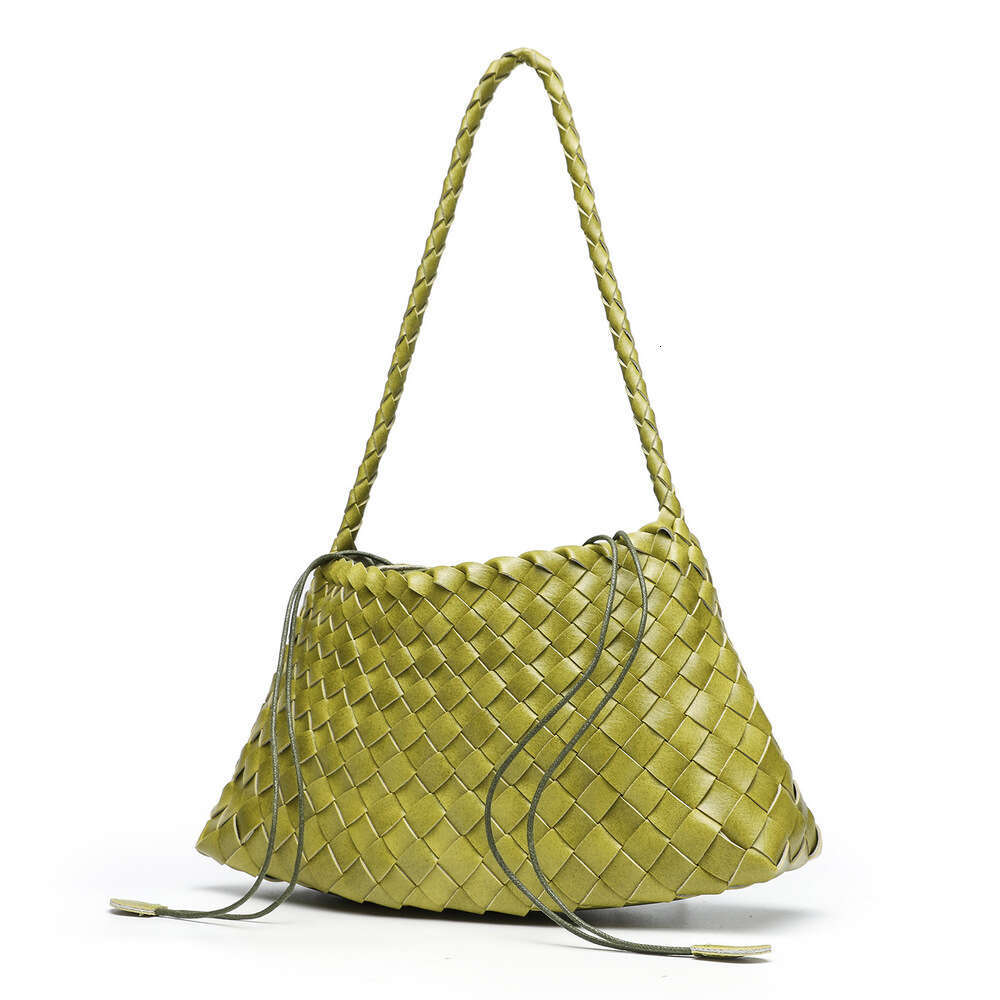 Cross-border popular handmade woven bag, fashionable retro handbag, versatile shoulder bag with matching pouch