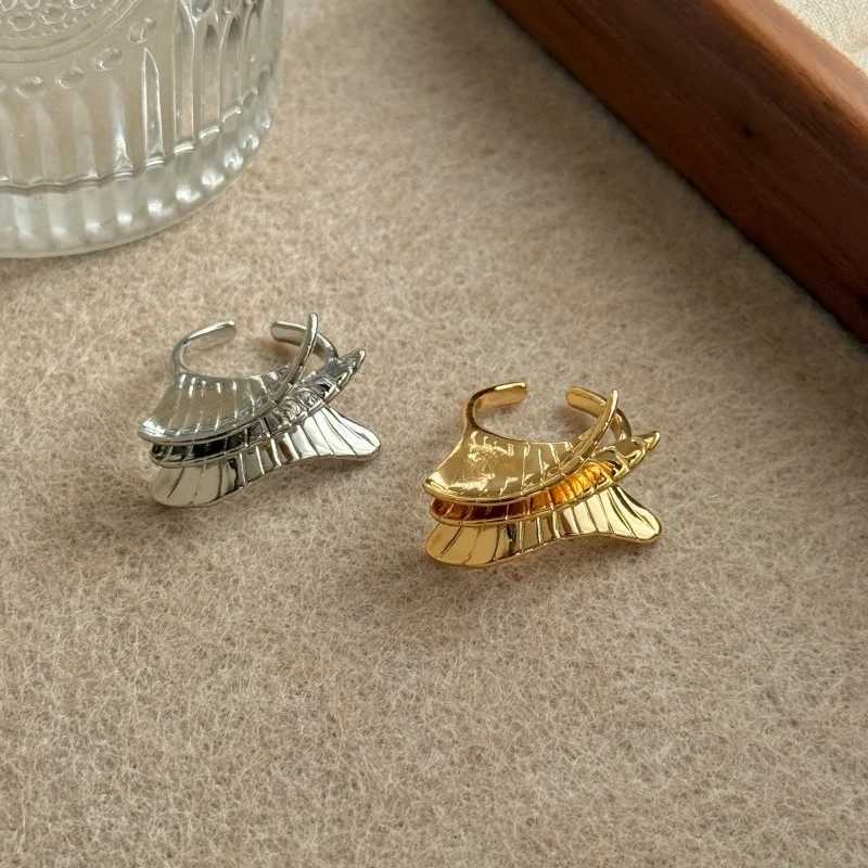 3 Layer Butterfly Open Ring Wide Elegant Stylish Rings H260320 - view 6