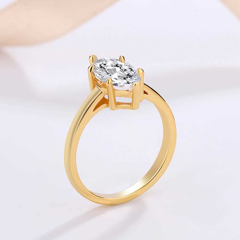 1/2/3Carat Marquise Cut Moissanite Engagement Rings with Certificate S925 Silver Solitaire Diamond Ring Wedding Band for Women H260320 - view 7
