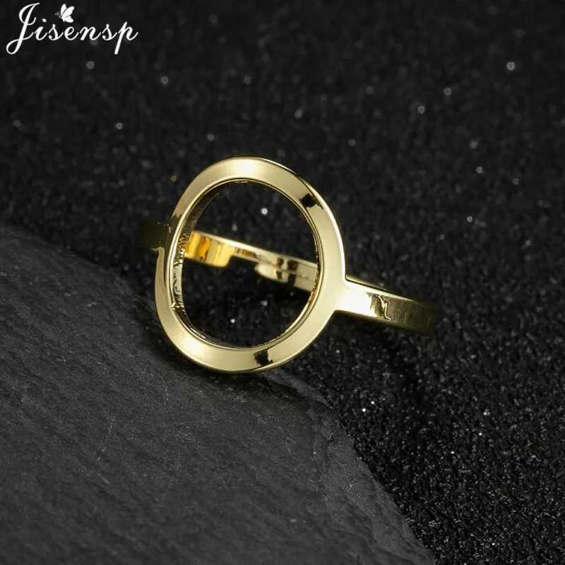 Trendy Stainless Steel Rings for Women Vintage Geometric Round Opening Adjustable Ring Stackable Midi Ringen New Jewelry 2025 H260320 - view 5