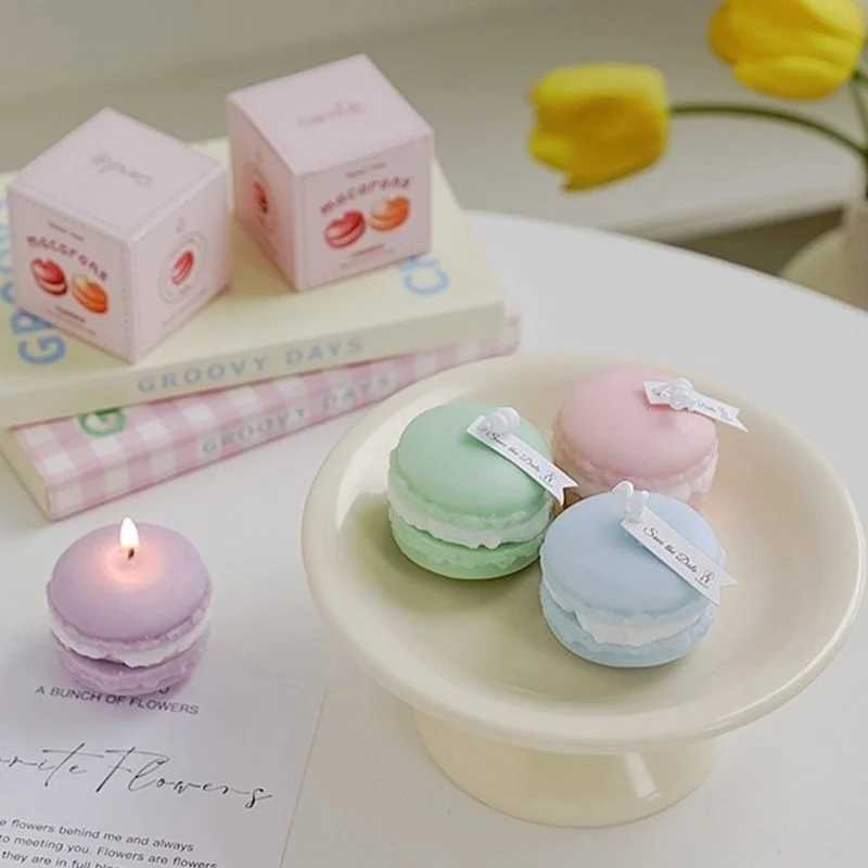 2025 Cute Macaron Creative Styling Aromatherapy Candles Home Fragrance Collection Decoration Ornaments Christmas Birthday Gifts H260319