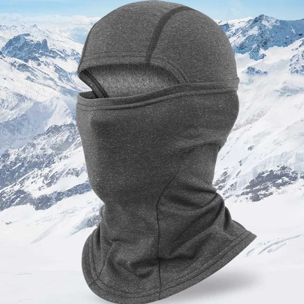 Warm Cycling Mask Motorcycle Mask Helmet Cover Balaclava With Fleece Windproof Neck Cover Cold Ski Mask Winter M260320