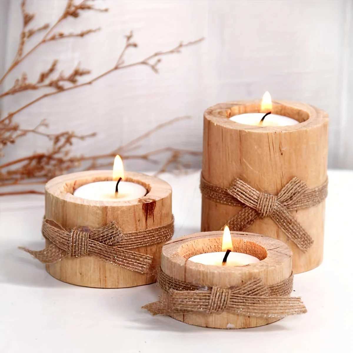 3 small candlesticks candlestick decoration gifts Bohemian-style wedding party table center decorations candles not included H260319